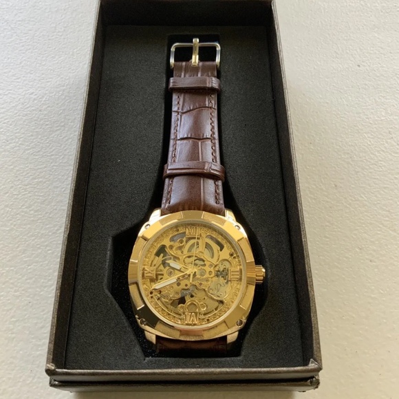 Forsining Quadrato Di Lusso Retrò Orologio Meccanico Per Gli Uomini